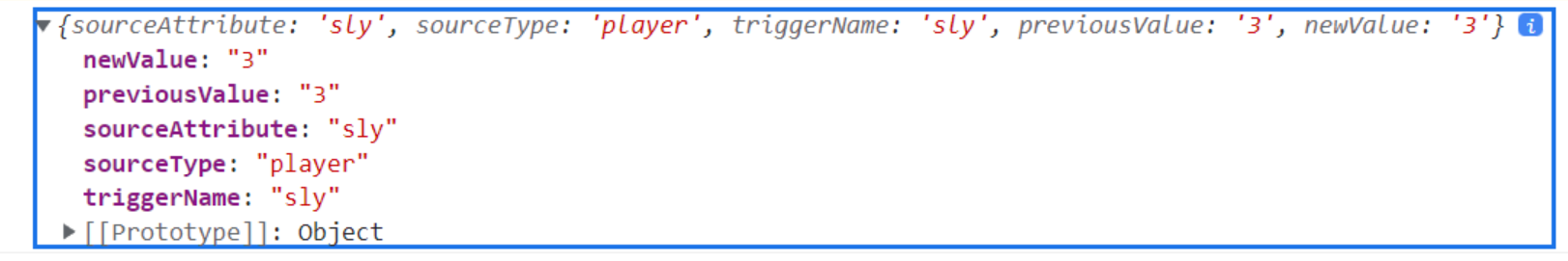 Event after changing Sly