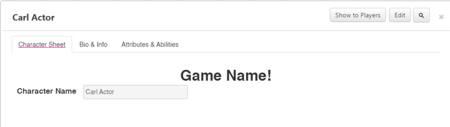 Our elements displaying how we'd like