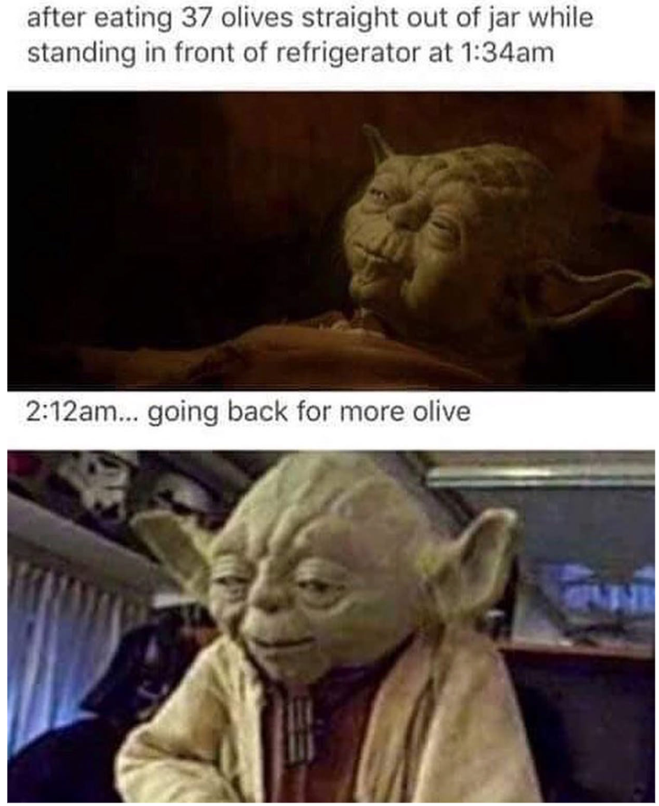 The yoda meme