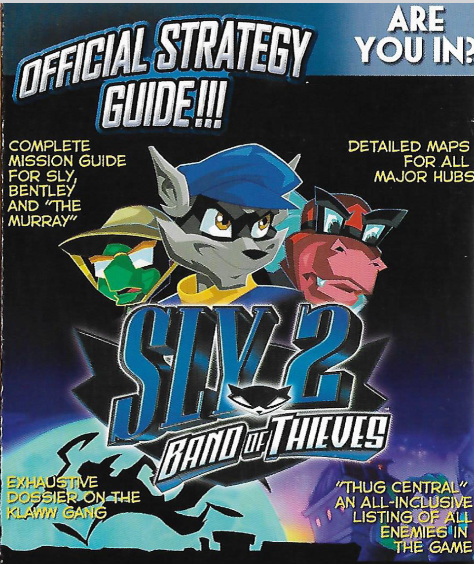 Advertisement for the strategy guide from the back of the manul