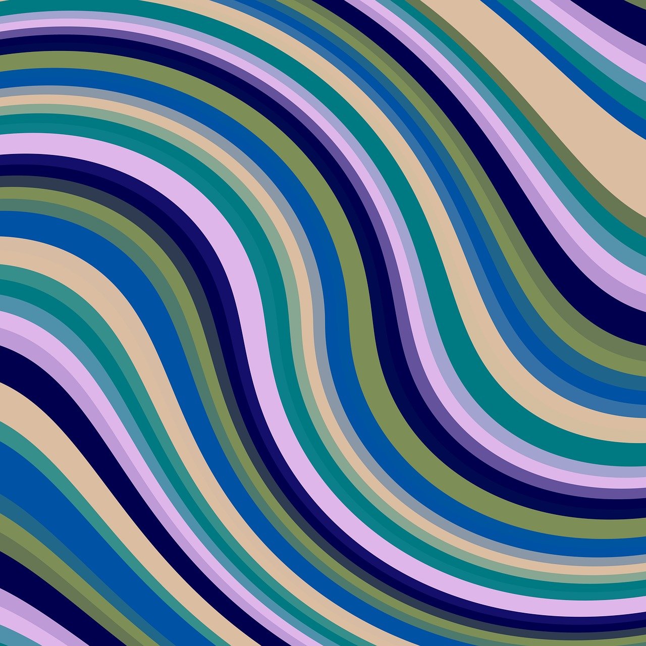 Colored swirls
