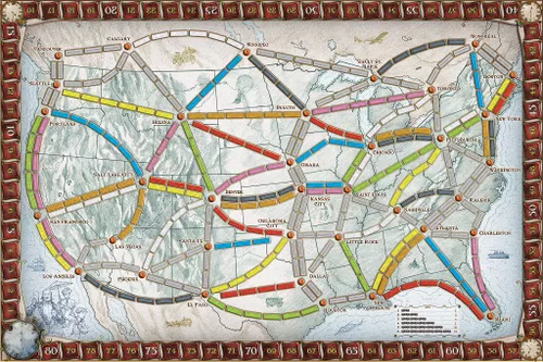 Ticket to ride board